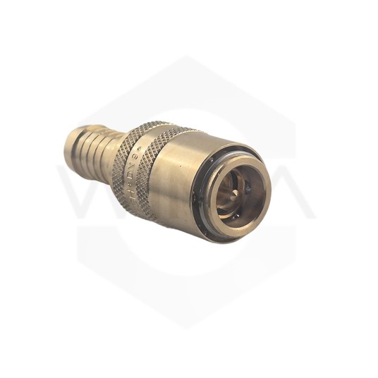 Gniazdo z tuleją do węża 13mm z zaworem -zdjęcie numer 2