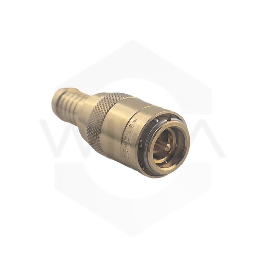 Gniazdo z tuleją do węża 13mm z zaworem -zdjęcie numer 2