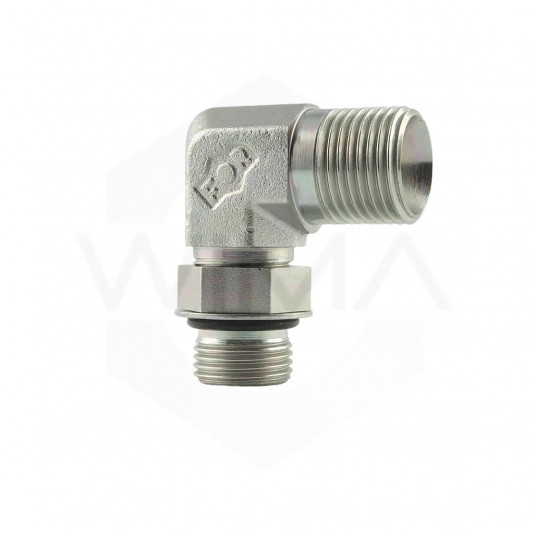 Kolanko z przeciwn. 9/16" UNF - 3/8" BSP -zdjęcie numer 1