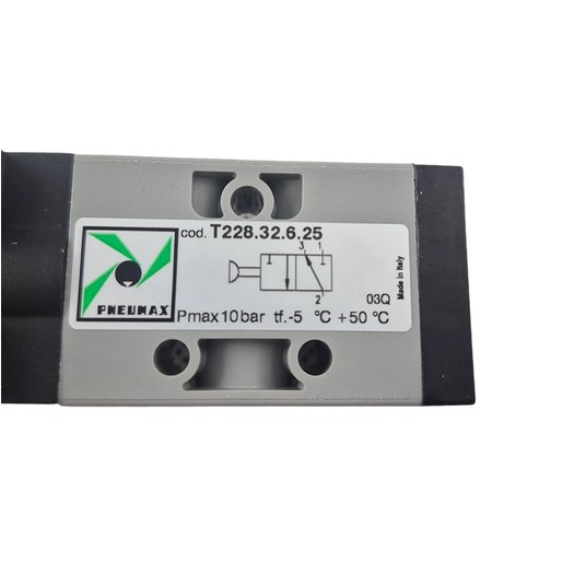 PX PRZYCISK AWARYJNY 2-POZYCJE 3/2 G1/8" TECNO -zdjęcie numer 3