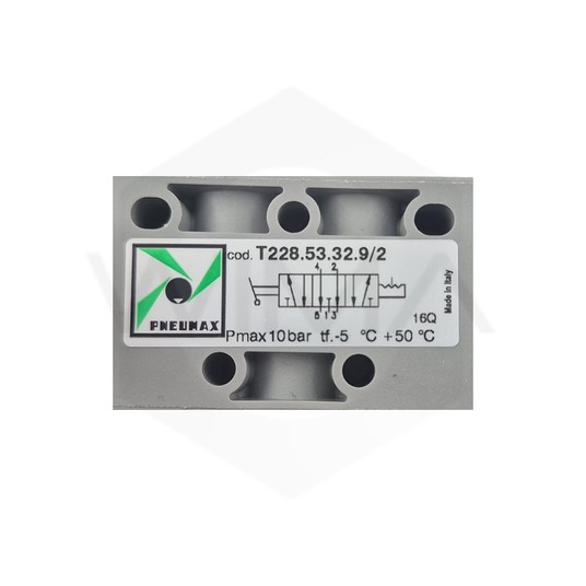 PX ZAWÓR G1/8", 5/3 ŚR. OTWARTY TECHNO-DŹWIGNIA -zdjęcie numer 2