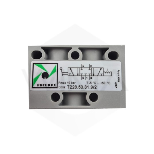 PX ZAWÓR G1/8", 5/3 ŚRODEK ZAMK. TECHNO-DŹWIGNIA -zdjęcie numer 2