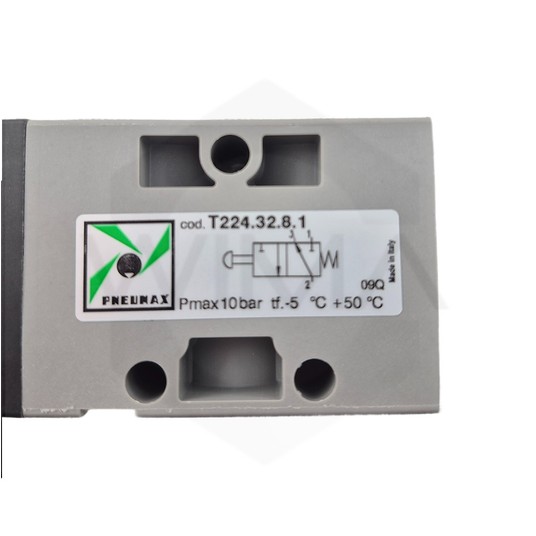 PX ZAWÓR MECH. 1/4" 3/2 CIĘGŁO SPRĘŻYNA CZARNY -zdjęcie numer 2