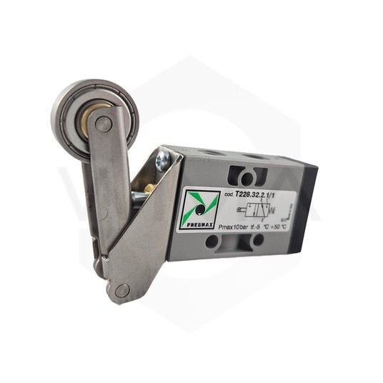 PX ZAWÓR MECH. G 1/8" 3/2 - ROL, ŁOŻ-TECHN. -zdjęcie numer 1