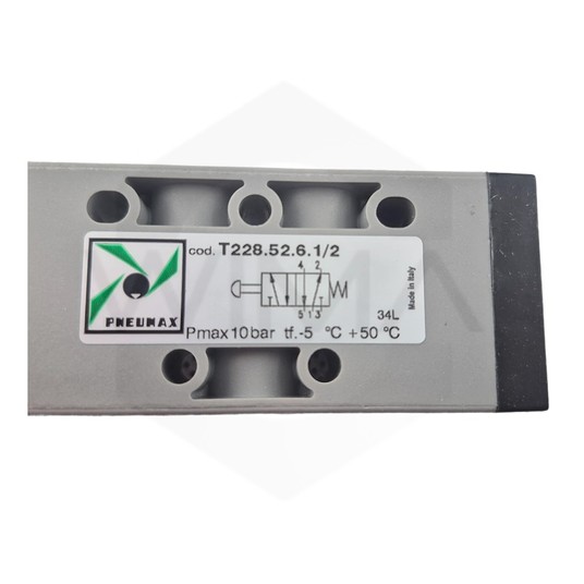 PX ZAWÓR MECH.G 1/8" 5/2 PRZYC 30 CZARN.TEC -zdjęcie numer 3