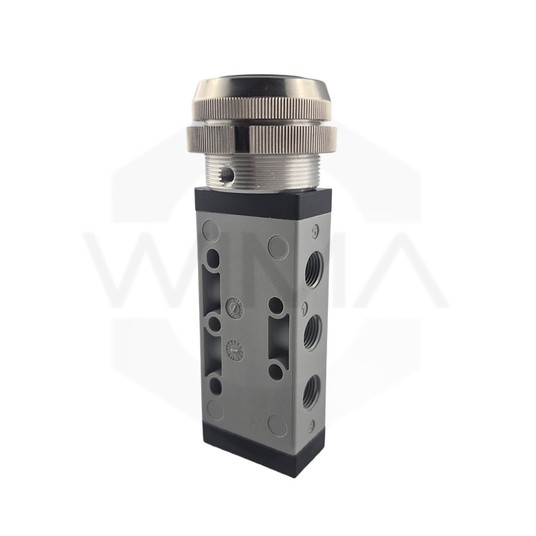 PX ZAWÓR MECH.G 1/8" 5/2 PRZYC 30 CZARN.TEC -zdjęcie numer 2