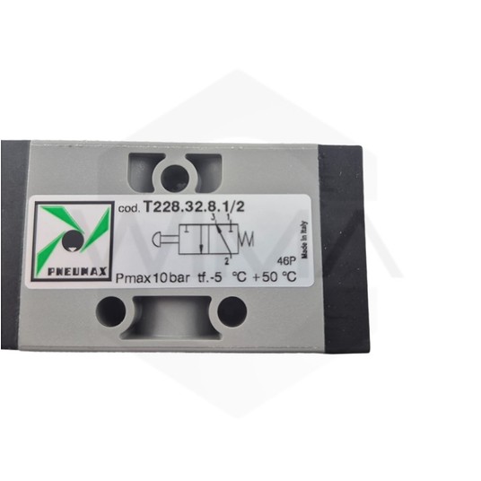 PX ZAWÓR MECH. G1/8" 3/2 GRZYBEK-SPR. TECNOECO -zdjęcie numer 3