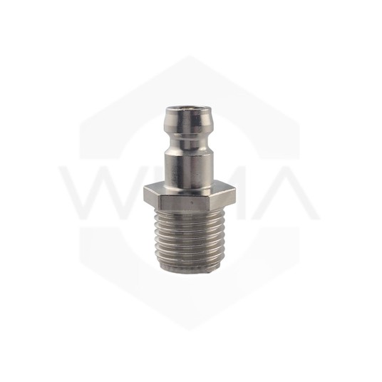 Wtyczka GZ 1/4" z zaworem -zdjęcie numer 1