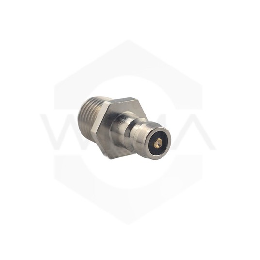 Wtyczka GZ 1/4" z zaworem -zdjęcie numer 2
