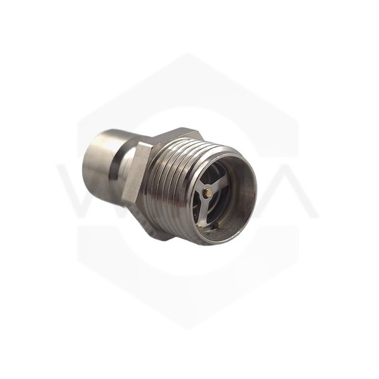 Wtyczka GZ 3/8" z zaworem -zdjęcie numer 2