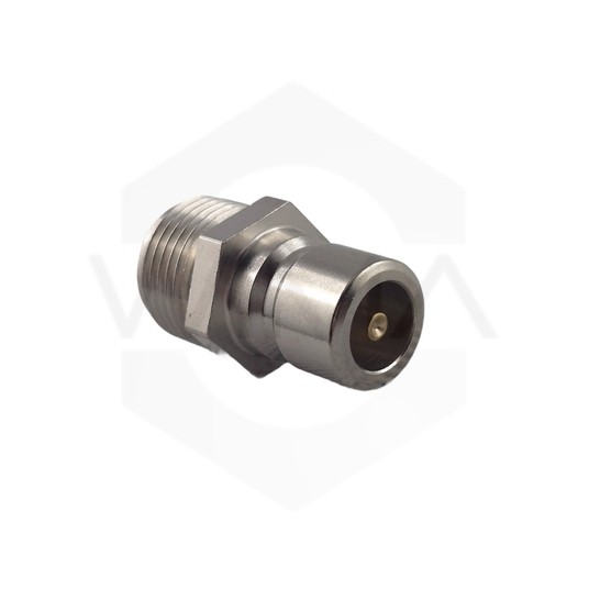 Wtyczka GZ 3/8" z zaworem -zdjęcie numer 3