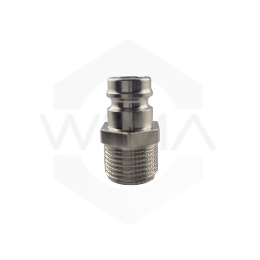 Wtyczka GZ 3/8" z zaworem -zdjęcie numer 1