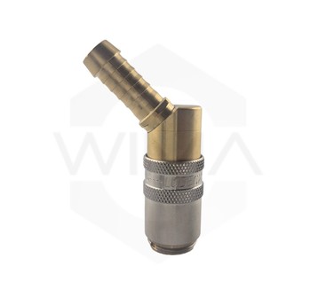 Gniazdo z tuleją do węża 9mm 45st