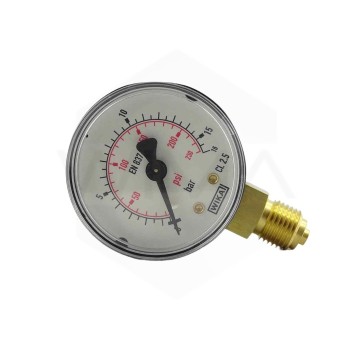 Manometr 0-16Bar D 1/4" D50mm PNEUMATYKA