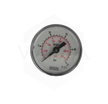 Manometr 0-25Bar T 1/8" D40mm PNEUMATYKA