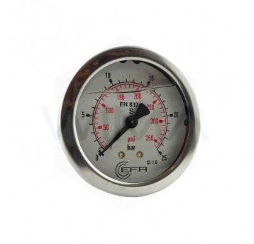 MANOMETR 0-25Bar T G1/4"