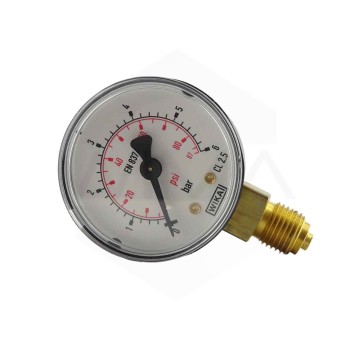 Manometr 0-6 Bar D 1/4" D50mm PNEUMATYKA