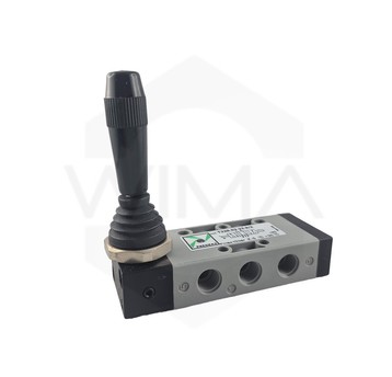 PX ZAWÓR G1/8", 5/3 ŚR. OTWARTY TECHNO-DŹWIGNIA