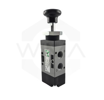 PX ZAWÓR MECH. 1/4" 3/2 CIĘGŁO SPRĘŻYNA CZARNY
