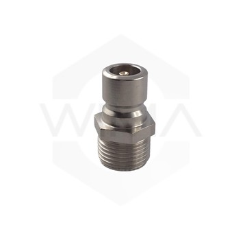 Wtyczka GZ 3/8" z zaworem