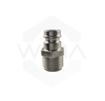 Wtyczka GZ 3/8" z zaworem