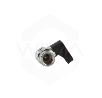 Zawór kulowy GW/GW 1/4" MIKRO czerwony