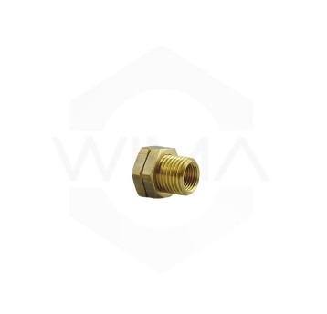 Złączka grodziowa 1/8" x 1/4" mosiężna