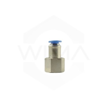 ZŁĄCZKA PROSTA PLASTIK-METAL G.W. 1/4" PUC-08